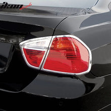 Load image into Gallery viewer, 2005-2008 BMW E90 3-Series Sedan Chrome 4PCS Tail Lights Bezel Covers