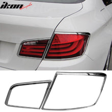 Load image into Gallery viewer, 2011-2013 BMW F10 5 Series Chrome 4PC Rear Tail Lights Bezel Cover ABS
