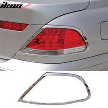 Load image into Gallery viewer, 2002-2005 BMW E65 7 Series Chrome Rear Tail Light Bezel Cover Trim ABS