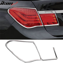 Load image into Gallery viewer, 2009-2013 BMW F01 7 Series Chrome 4PC Rear Tail Lights Bezel Cover ABS