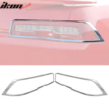Load image into Gallery viewer, 2014-2015 Chevrolet Camaro Tail Light Bezels Cover Trim Chrome ABS 2PC