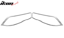 Load image into Gallery viewer, 2014-2015 Chevrolet Camaro Tail Light Bezels Cover Trim Chrome ABS 2PC