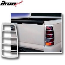Load image into Gallery viewer, 2003-2006 Chevy Silverado Tail Light Bezels Cover Trim Chrome ABS 2PCS