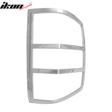 Load image into Gallery viewer, 2014-2018 Chevrolet Silverado 1500 Tail Light Bezels Chrome ABS 2PCS
