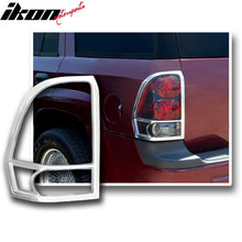 Load image into Gallery viewer, 2002-2009 Chevrolet TrailBlazer Tail Light Bezels Trim Chrome ABS 2PCS