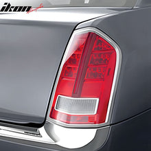 Load image into Gallery viewer, 2011-2014 Chrysler 300/300C Chrome 2PCS Tail Lights Bezel Covers ABS