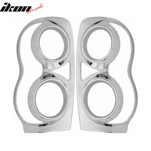 Load image into Gallery viewer, 2004-2008 Dodge Durango Rear Taillight Lamps Frames Chrome ABS 2PCS