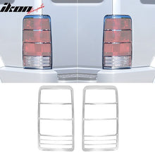 Load image into Gallery viewer, 2007-2011 Dodge Nitro Chrome 2PCS Rear Tail Lights Bezel Covers ABS