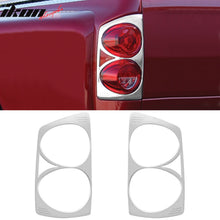 Load image into Gallery viewer, 2007-2008 Dodge Ram Rear Taillight Lamps Frames Trim Chrome ABS 2PCS