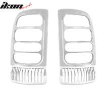 Load image into Gallery viewer, 1994-2001 Dodge Ram 1500 Chrome 2PCS Rear Tail Lights Bezel Covers ABS