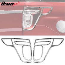 Load image into Gallery viewer, 2011-2015 Ford Explorer Chrome 2PCS Rear Tail Lights Bezel Covers ABS