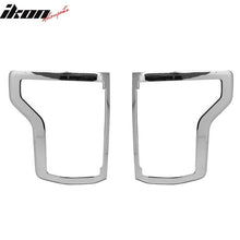 Load image into Gallery viewer, 2015-2016 Ford F-150 Chrome 2PCS Rear Tail Lights Bezel Covers Kit ABS