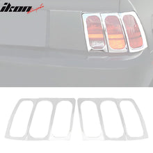 Load image into Gallery viewer, 1999-2004 Ford Mustang Chrome ABS Tail Lights Frame Bezel Trim Pair