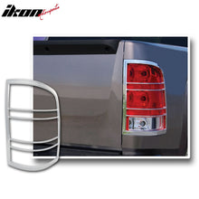 Load image into Gallery viewer, 2007-2013 GMC Sierra Chrome 2PCS Rear Tail Lights Bezel Covers Kit ABS