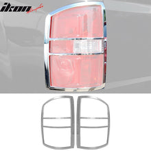 Load image into Gallery viewer, 2014-2018 GMC Sierra Chrome ABS Tail Lights Frame Bezel Trim Pair