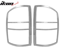 Load image into Gallery viewer, 2014-2018 GMC Sierra Chrome ABS Tail Lights Frame Bezel Trim Pair