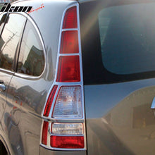 Load image into Gallery viewer, 2007-2011 Honda CR-V Chrome ABS Tail Lights Frame Bezel Trim Pair