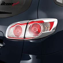 Load image into Gallery viewer, 2010-2012 Hyundai Santa Fe Chrome 4PCS Tail Lights Bezel Covers ABS