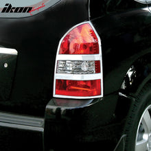Load image into Gallery viewer, 2005-2009 Hyundai Tucson Chrome 2PCS Rear Tail Lights Bezel Covers ABS