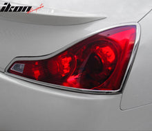 Load image into Gallery viewer, 2008-2012 INFINITI G37 Coupe Chrome ABS Tail Lights Frame Bezel Trim