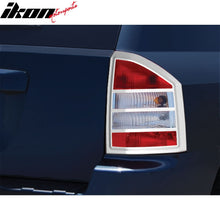 Load image into Gallery viewer, 2007-2010 Jeep Compass Chrome ABS Tail Lights Frame Bezel Trim Pair