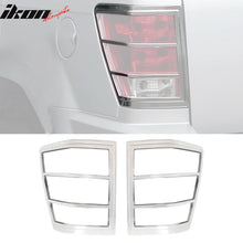 Load image into Gallery viewer, 2005-2010 Jeep Grand Cherokee Chrome 2PCS Tail Lights Bezel Covers ABS