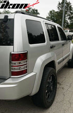 Load image into Gallery viewer, 2008-2013 Jeep Liberty Chrome ABS Tail Lights Frame Bezel Trim Pair