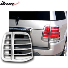 Load image into Gallery viewer, 2003-2005 Lincoln Aviator 4PC Tail Light Lamps Bezels Cover Chrome ABS