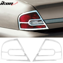 Load image into Gallery viewer, 1998-2001 Nissan Altima 2PC Tail Light Lamps Bezels Cover Chrome ABS
