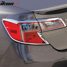 Load image into Gallery viewer, 2012-2014 Toyota Camry Sedan Chrome 4PCS Tail Lights Bezel Covers ABS