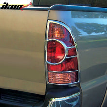 Load image into Gallery viewer, 2005-2015 Toyota Tacoma Chrome 2PCS Rear Tail Lights Bezel Covers ABS