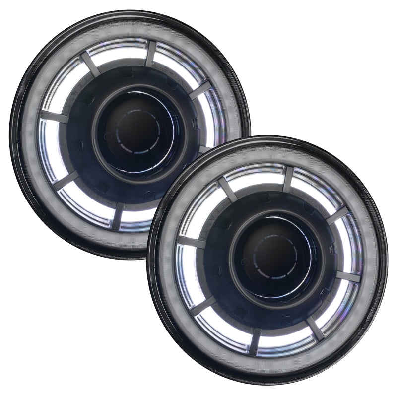 ORACLE Lighting 07-18 Jeep Wrangler JK Oculus 7in. ColorSHIFT Bi-LED Projector Headlights NO RETURNS