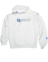 Load image into Gallery viewer, Sparco Sweatshirt Hooded WWW White SMALL