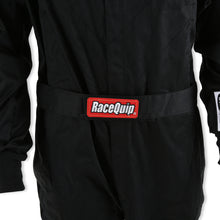 Load image into Gallery viewer, RaceQuip Black Chevron-1 Suit - SFI-1 Large