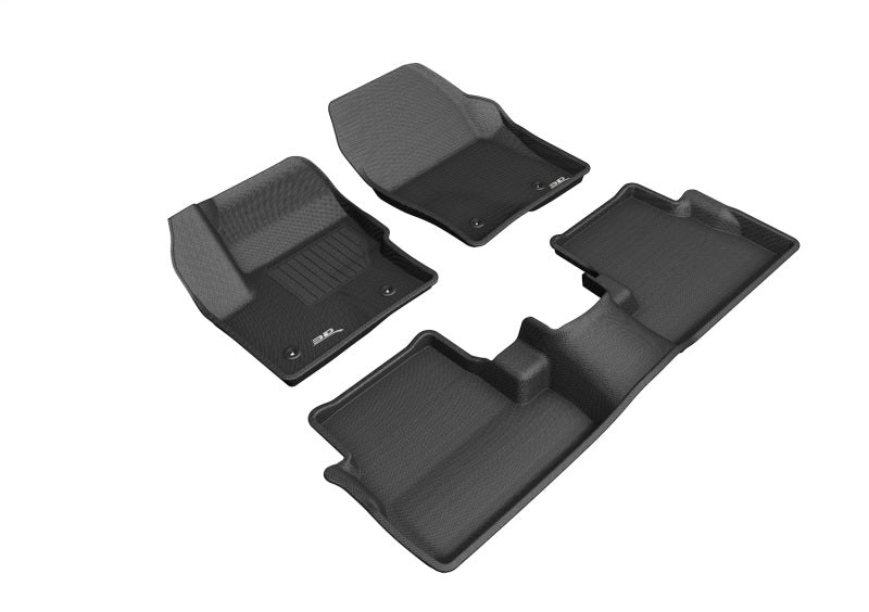 3D MAXpider 2017-2019 MKC Kagu 1st & 2nd Row Floormats - Black