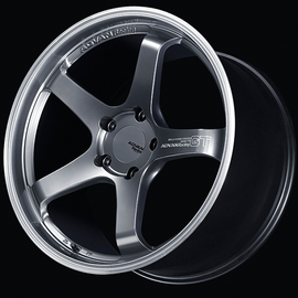 Advan GT for Porsche 20x11.5 / +53 Offset / 5-130 / Machining & Hyper Platinum Black