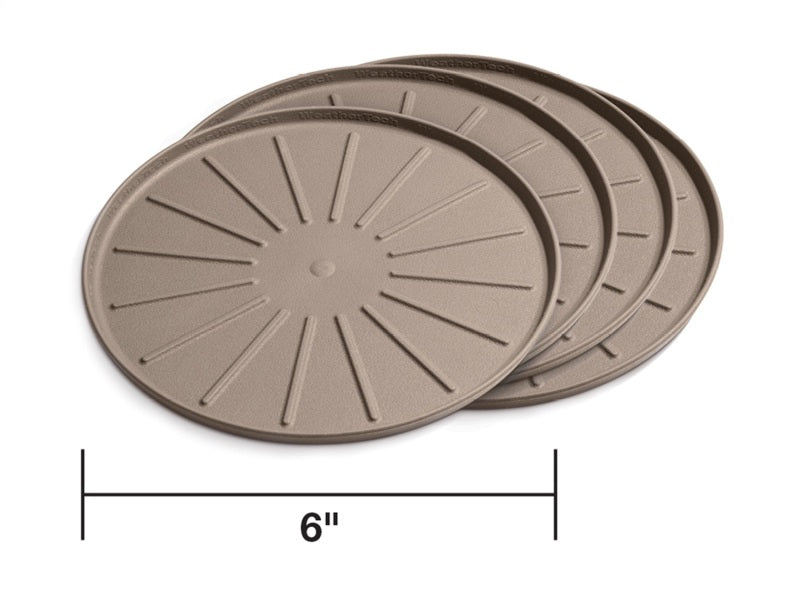 WeatherTech Round Coaster Set - Terracotta