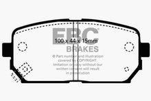 Load image into Gallery viewer, EBC 2007-2010 Kia Rondo 2.4L Ultimax2 Rear Brake Pads