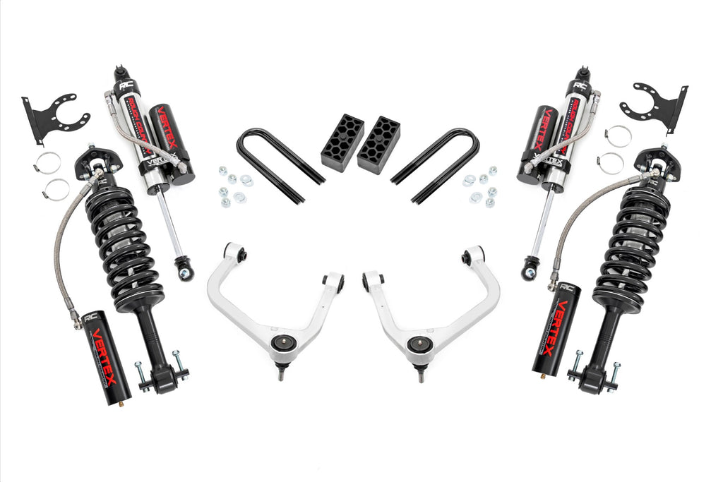 3.5 Inch Lift Kit | Vertex | Rear Mono Leaf | Chevy Silverado 1500 (22-24)