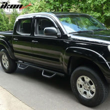 Load image into Gallery viewer, 2005-2022 Toyota Tacoma Crew Cab Black Running Boards Side Step Bars