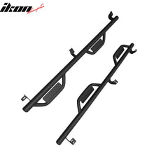 Load image into Gallery viewer, 2005-2022 Toyota Tacoma Crew Cab Black Running Boards Side Step Bars