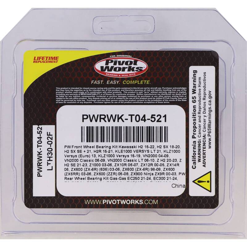 Pivot Works Ktm Rear Wheel Brg Kit