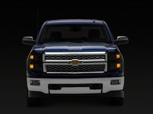 Load image into Gallery viewer, Raxiom 14-15 Chevrolet Silverado 1500 OE Style Headlights/ Black Trim- Black - Clear Lens