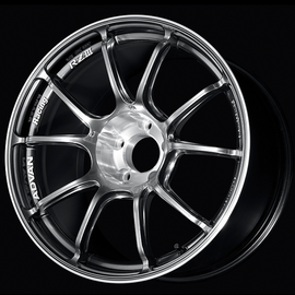 Advan RZIII 18x8.5 / +38 Offset / 5x114.3 BC / 73mm Bore / Hyper Platinum Black & Diamond Cut
