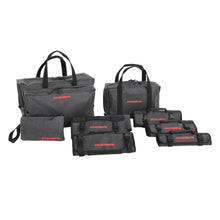 Load image into Gallery viewer, Go Rhino XVenture Gear Tool Roll - Small (4x4in. Closed) 12oz Waxed Canvas - Black