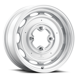 Mobelwagen MW-430S Interceptor 15x5.5in / 4x130 BP / 20mm Offset / 85.85mm Bore - Silver Wheel