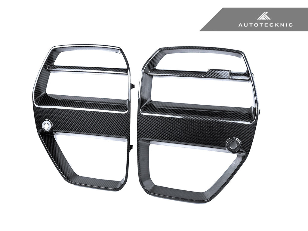 AutoTecknic Dry Carbon Motorsport V1 Front Grille Set - G80 M3 | G82/ G83 M4