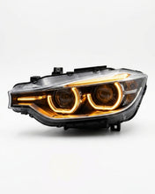 Load image into Gallery viewer, BMW 3 Series F30 LED Headlight Assembly with Triple-Color DRL (Amber / White / Yellow) &amp; High / Low Beam 2012 - 2018