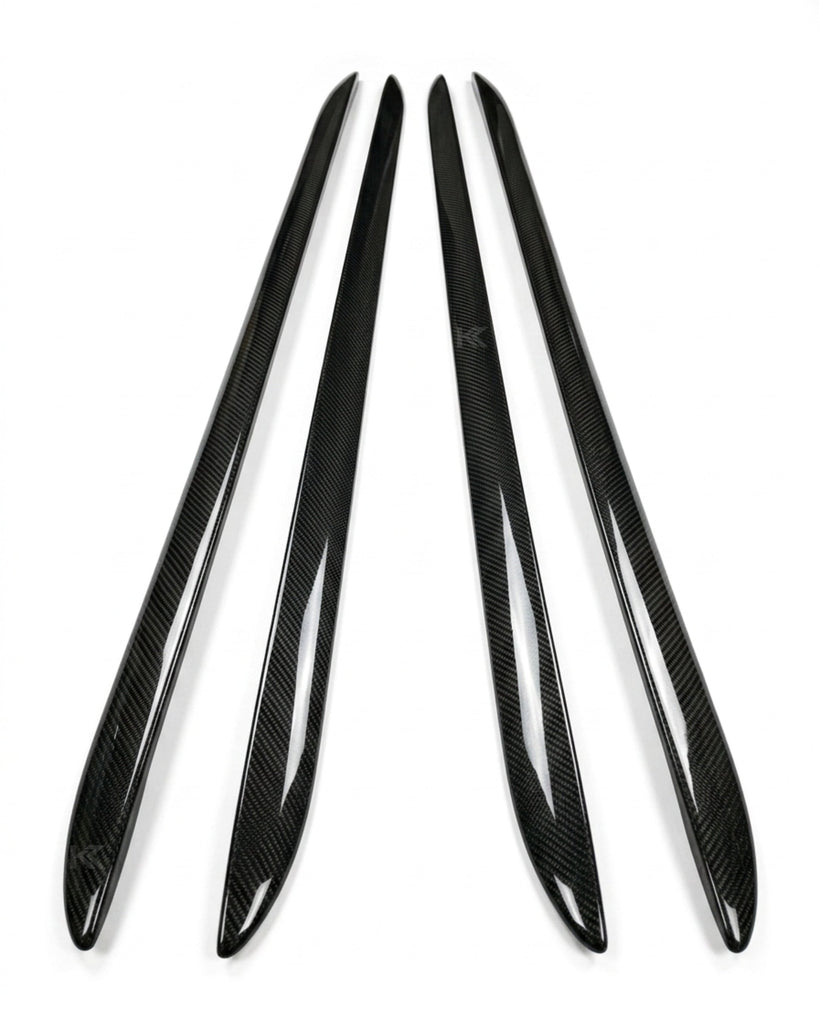 2010–2011 Audi A5 8T Sportback Side Skirt Extensions – Carbon Fiber