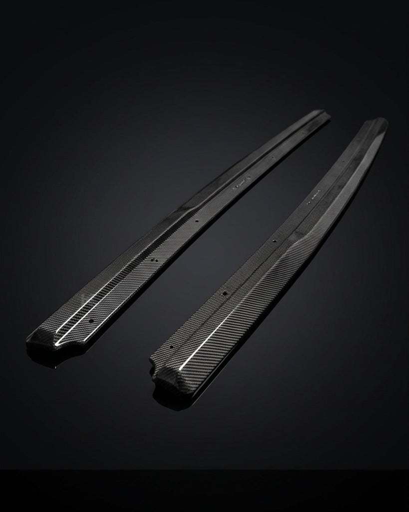 2016–2019 Audi R8 V10 & V10 Plus Coupe Side Skirts – Carbon Fiber